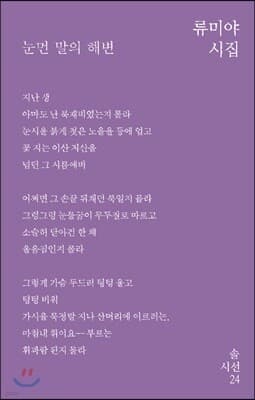 눈먼 말의 해변 표지
