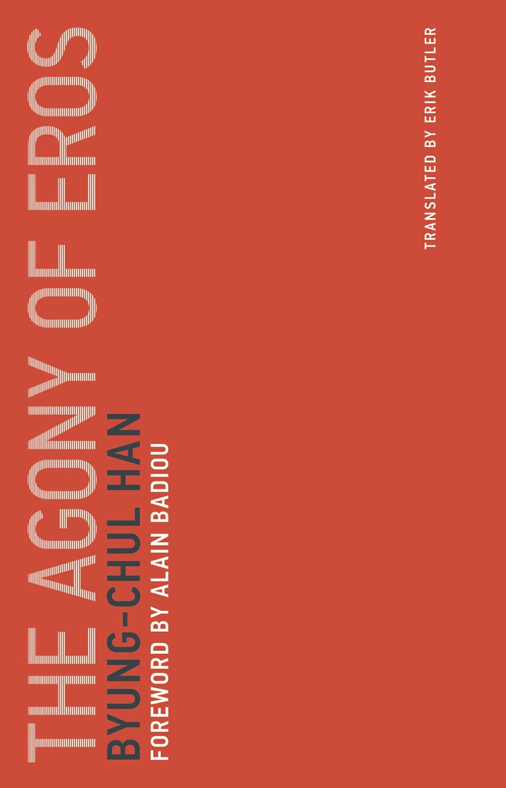 The Agony of Eros cover