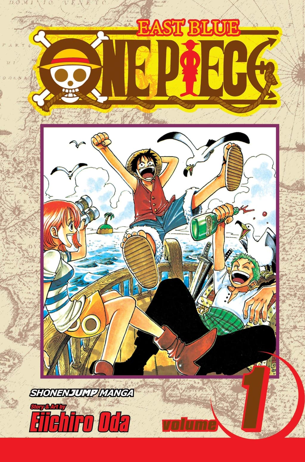One Piece, Vol. 1 cover