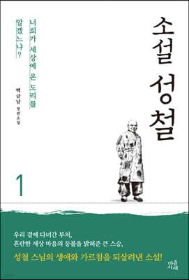 소설 성철 1 표지