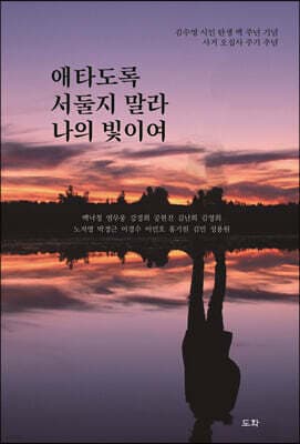 애타도록 서둘지 말라 나의 빛이여 표지