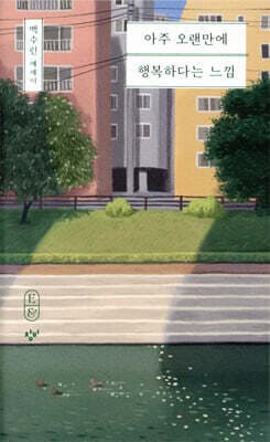 아주 오랜만에 행복하다는 느낌 표지