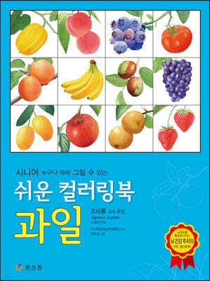 쉬운 컬러링북 과일 cover