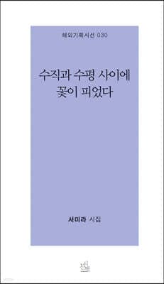 수직과 수평 사이에 꽃이 피었다 표지