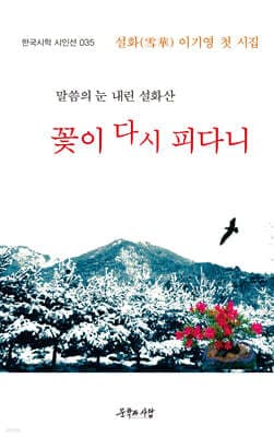 꽃이 다시 피다니 표지