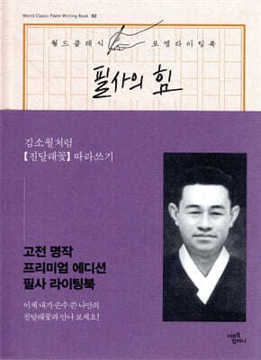 필사의 힘 : 김소월처럼, 진달래 꽃 따라쓰기 표지