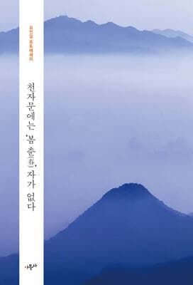천자문에는 ‘봄 춘(春)’ 자가 없다 표지
