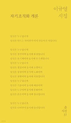 자기조직화 개론 표지