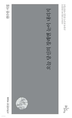오늘 당신의 장례엔 눈이 내리지 표지