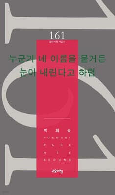 누군가 네 이름을 묻거든 눈이 내린다고 하렴 표지