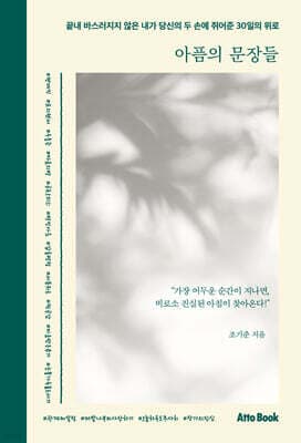 아픔의 문장들 표지