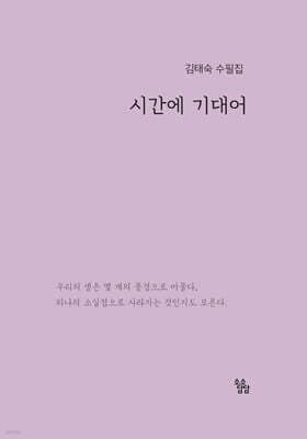시간에 기대어 표지