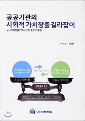 공공기관의 사회적 가치창출 길라잡이 표지