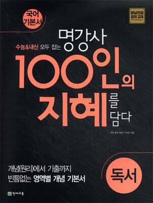 100인의 지혜 독서 (2025년용) 표지