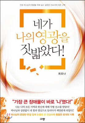 네가 나의 영광을 짓밟았다! 표지