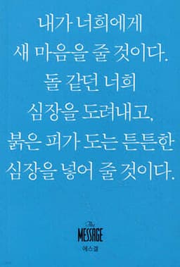 메시지 에스겔 (미니북) 표지