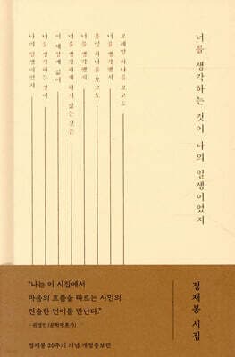 너를 생각하는 것이 나의 일생이었지 표지